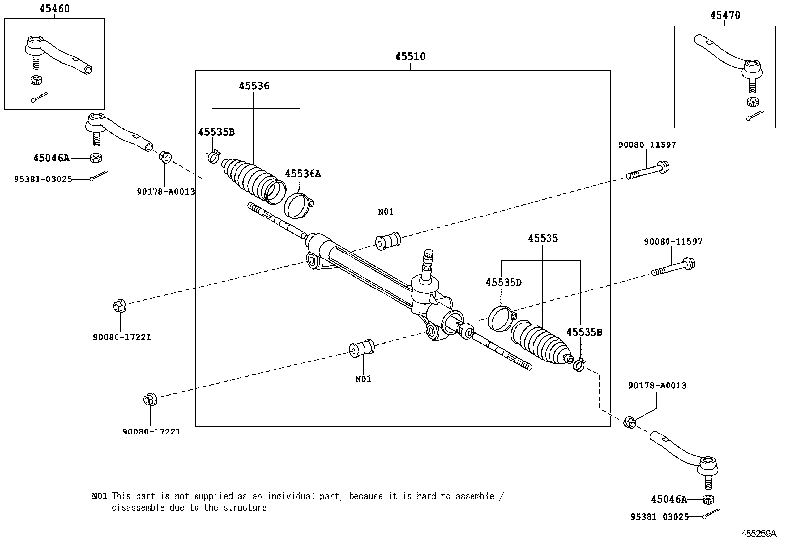 Рулевая рейка тойота схема. 45510-0t010. Тойота венза 2013 рулевая рейка. Схема рулевой рейки Тойота хайлендер\. Ремкомплект рулевой рейки Тойота венза.