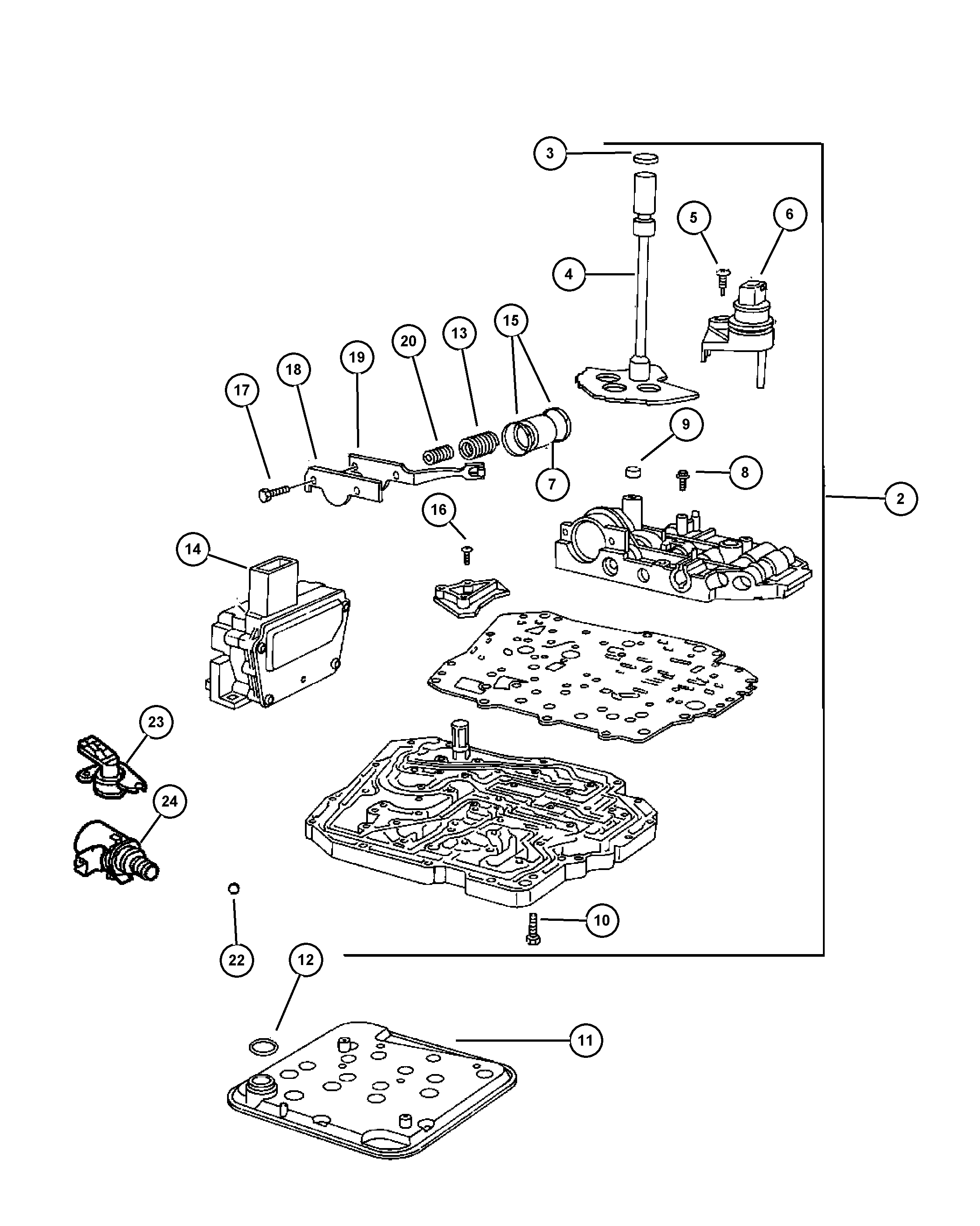 42rle акпп схема